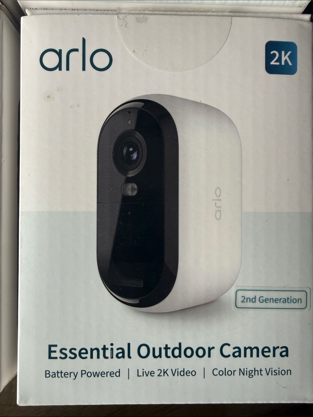 Arlo Essential Outdoor Camera – White (2nd Gen)